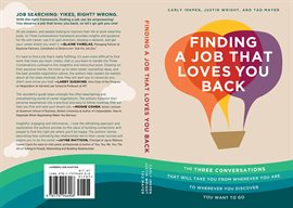 Cover image for Finding a Job That Loves You Back