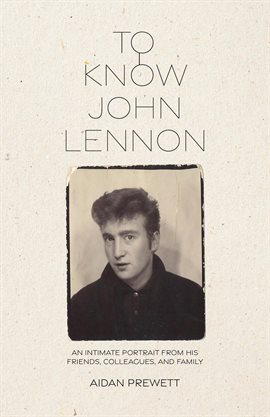 Cover image for To Know John Lennon