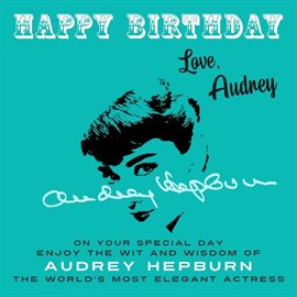 Cover image for Happy Birthday-Love, Audrey