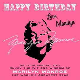 Cover image for Happy Birthday-Love, Marilyn