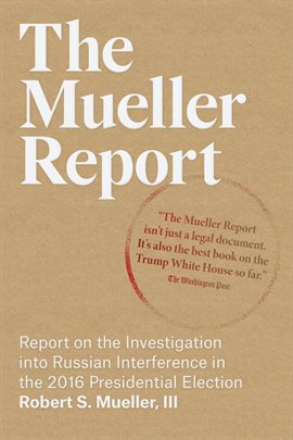 Cover image for The Mueller Report, Volumes 1 &2