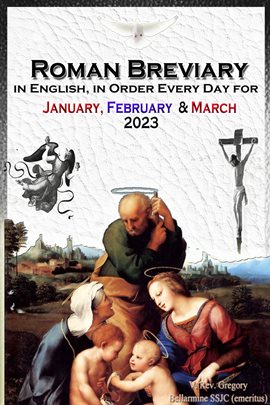 Cover image for The Roman Breviary in English, in Order, Every Day for January, February, March 2023