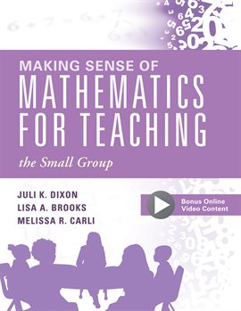 Imagen de portada para Making Sense of Mathematics for Teaching the Small Group