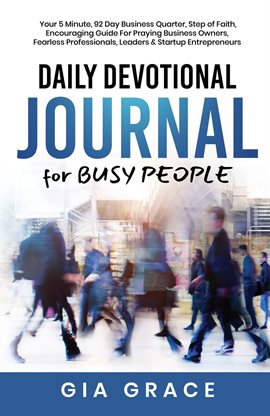 Cover image for Daily Devotional Journal for BUSY PEOPLE