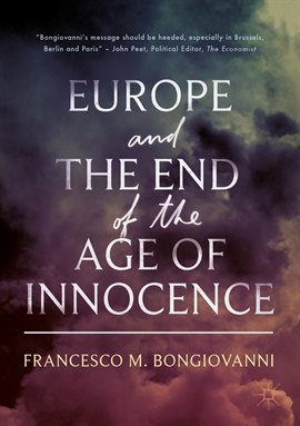 Cover image for Europe and the End of the Age of Innocence