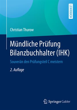 Imagen de portada para Mündliche Prüfung Bilanzbuchhalter (IHK)