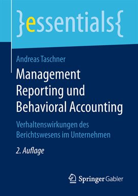 Imagen de portada para Management Reporting Und Behavioral Accounting