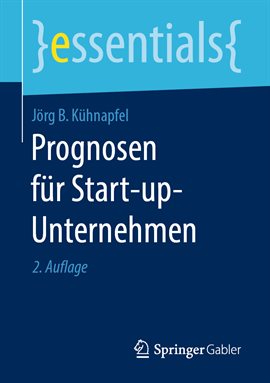 Imagen de portada para Prognosen für Start-up-Unternehmen