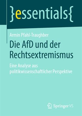 Cover image for Die AfD und der Rechtsextremismus