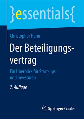Imagen de portada para Der Beteiligungsvertrag