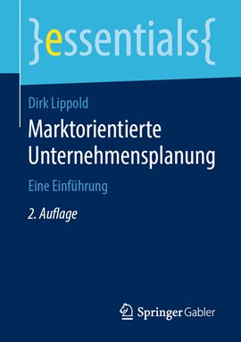 Imagen de portada para Marktorientierte Unternehmensplanung
