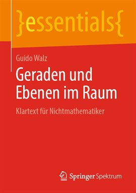Imagen de portada para Geraden und Ebenen im Raum