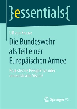 Cover image for Die Bundeswehr als Teil einer Europäischen Armee