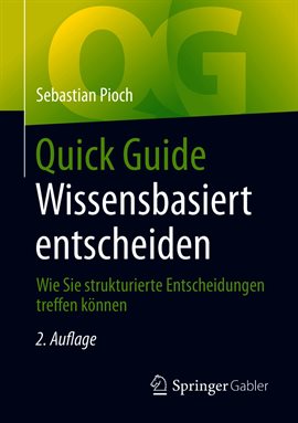 Imagen de portada para Quick Guide Wissensbasiert Entscheiden