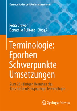 Cover image for Terminologie: Epochen – Schwerpunkte – Umsetzungen