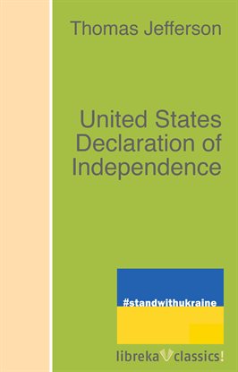 Imagen de portada para United States Declaration of Independence