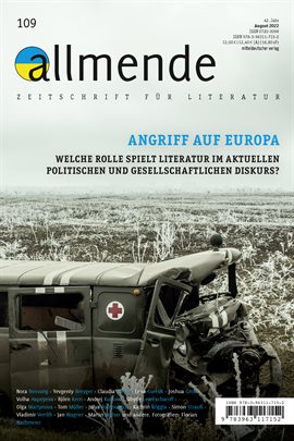 Imagen de portada para Allmende 109 – Zeitschrift Für Literatur