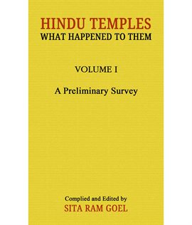 Cover image for Hindu Temples: What Happened to Them, Volume 1