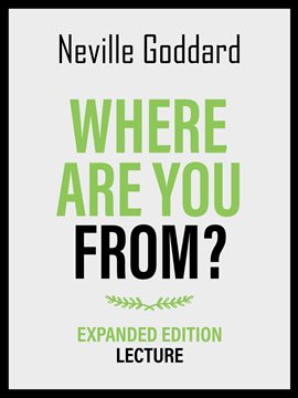 Imagen de portada para Where Are You From? - Expanded Edition Lecture