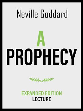 Imagen de portada para A Prophecy - Expanded Edition Lecture