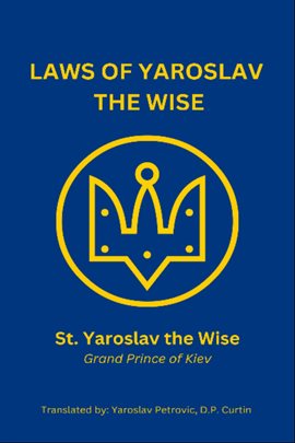 Cover image for Laws of Yaroslav the Wise