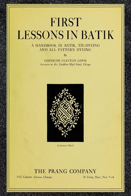 Cover image for First Lessons in Batik