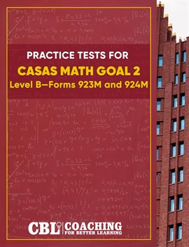 Imagen de portada para Practice Tests for Casas Math Goal 2 Level B, Forms 923M and 924M