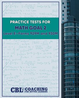 Practice Tests for Casas Math Goal 2 Level E, Forms 929m and 930m
