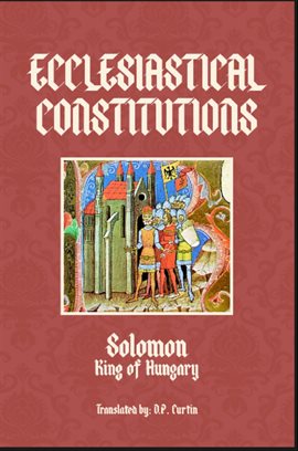 Imagen de portada para Ecclesiastical Constitutions