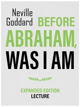 Cover image for Before Abraham, Was I Am - Lecture