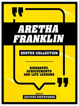 Imagen de portada para Aretha Franklin - Quotes Collection