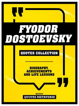 Imagen de portada para Fyodor Dostoevsky - Quotes Collection