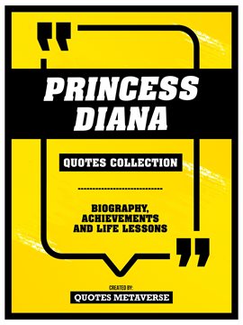 Cover image for Princess Diana - Quotes Collection