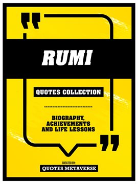 Imagen de portada para Rumi - Quotes Collection