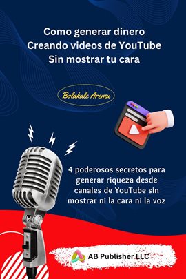 Cover image for Como generar dinero Creando videos de YouTube Sin mostrar tu cara