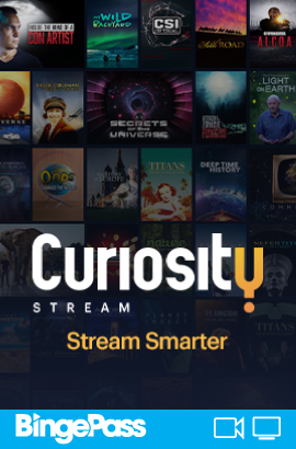 Cover image for Curiosity Stream BingePass