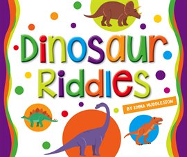 Cover image for Dinosaur Riddles