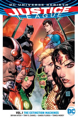 Cover image for Justice League Vol. 1: The Extinction Machines