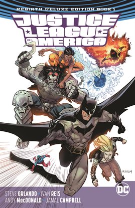 Cover image for Justice League of America: The Rebirth Deluxe Edition Book 1