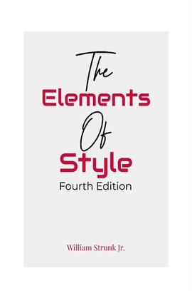 Imagen de portada para The Elements of Style