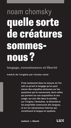 Cover image for Quelle sorte de créatures sommes-nous?