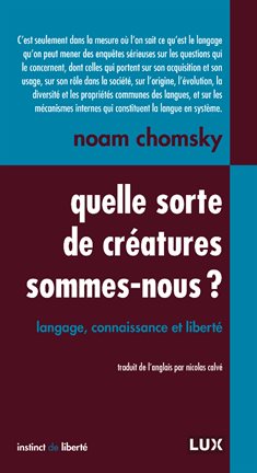 Imagen de portada para Quelle sorte de créatures sommes-nous?