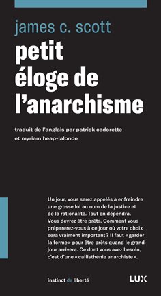 Cover image for Petit éloge de l'anarchisme