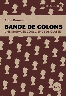 Cover image for Bande de colons