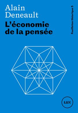 Cover image for L'économie de la pensée