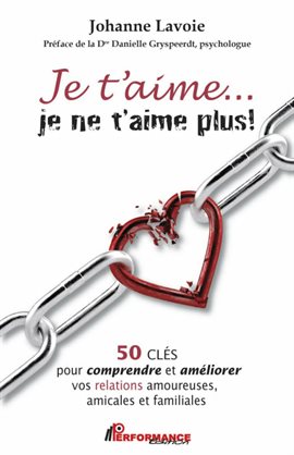 Cover image for Je t'aime…je ne t'aime plus!