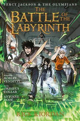 Cover image for Percy Jackson and the Olympians: The Battle of the Labyrinth - The Graphic Novel