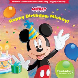 Cover image for Happy Birthday, Mickey! Read-Along Storybook