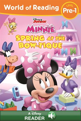 Cover image for World of Reading: Disney Junior Minnie Spring at the Bow-tique