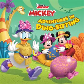 Cover image for Mickey Mouse Funhouse: Adventures in Dino-Sitting